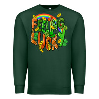 Sports Green St. Patrick's Day Feeling lucky Premium Sweatshirt - CowGirlArtShop
