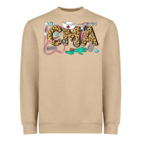 Mushroom Western Certified Medical Assistant Heavyweight Sweatshirt - LillyAllenDesigns