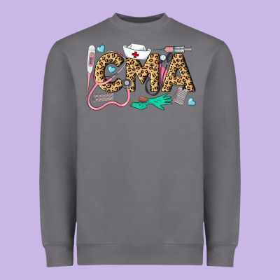 Western Certified Medical Assistant Heavyweight Sweatshirt Designed By Lillyallendesigns