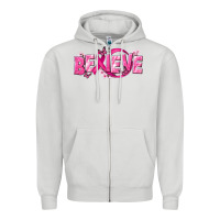 Dove Grey Cancer Believe Zipper Hoodie - NancyCooperArtShop