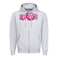 Heather Grey Cancer Believe Zipper Hoodie - NancyCooperArtShop
