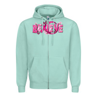 Seafoam Cancer Believe Zipper Hoodie - NancyCooperArtShop