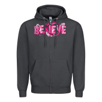 Smoke Cancer Believe Zipper Hoodie - NancyCooperArtShop