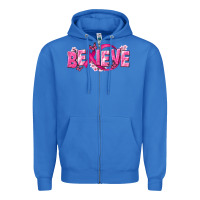 True Royal Cancer Believe Zipper Hoodie - NancyCooperArtShop