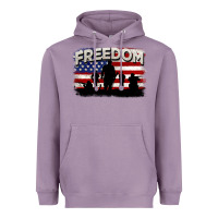 Lavender Freedom 4th of july Heavyweight Hoodie - CowGirlArtShop