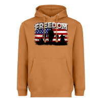 Meerkat Freedom 4th of july Heavyweight Hoodie - CowGirlArtShop