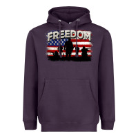 Plum Freedom 4th of july Heavyweight Hoodie - CowGirlArtShop