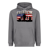 Freedom 4th Of July Heavyweight Hoodie | Teevron