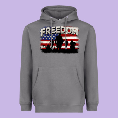 Freedom 4th Of July Heavyweight Hoodie Designed By Cowgirlartshop