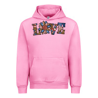 Fuchsia Pink love american sunflower Urban Hoodie - BundleAndBundleShop