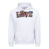 White love american sunflower Urban Hoodie - BundleAndBundleShop