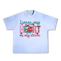 Grape Ice i wear my heart on my sleeve Urban Heavy Tee - NancyCooperArtShop