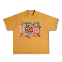 Peanut Butter i wear my heart on my sleeve Urban Heavy Tee - NancyCooperArtShop