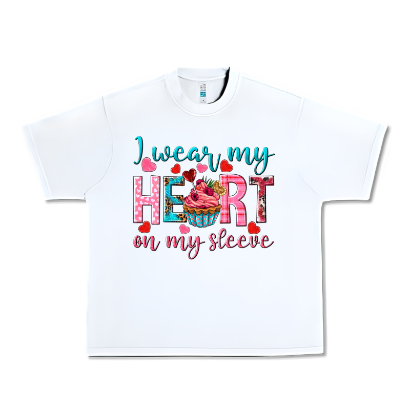 I Wear My Heart On My Sleeve Urban Heavy Tee by NancyCooperArtShop | Teevron