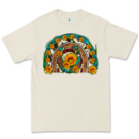 Sunflower Gemstone Leopard Cowhide Horseshoe Rainbow Premium Tee | Teevron
