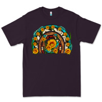 Plum sunflower gemstone leopard cowhide horseshoe rainbow Premium Tee - Artiststas