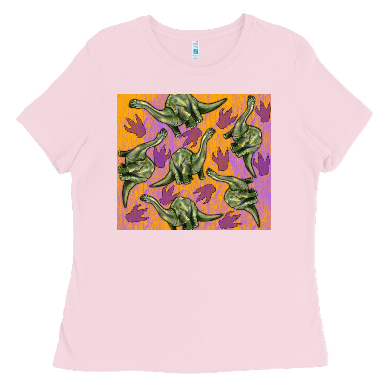 Dinosaur Brontosaurus Ladies Tee by Artiststas | Teevron