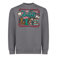 Storm Dental life leopard frame Heavyweight Sweatshirt - LillyAllenDesigns