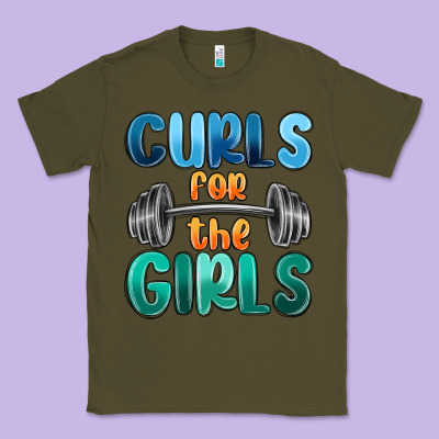 Curls For The Girls Classic Tee Designed By Maliassmallbusiness