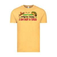 Vintage Mustard i cant make everyone happy i an not a taco Vintage Tee - MaliasSmallBusiness