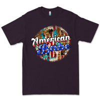 Plum american babe Premium Tee - JahusDesignShop