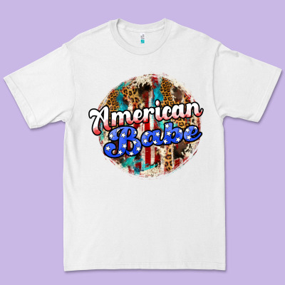 American Babe Premium Tee Designed By Jahusdesignshop