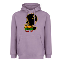 Lavender Living free-ish since 1865 Heavyweight Hoodie - HowdyJamesFarm