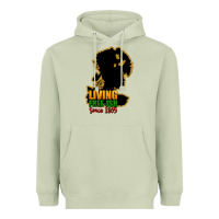 Matcha Living free-ish since 1865 Heavyweight Hoodie - HowdyJamesFarm