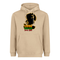 Mushroom Living free-ish since 1865 Heavyweight Hoodie - HowdyJamesFarm