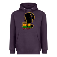 Plum Living free-ish since 1865 Heavyweight Hoodie - HowdyJamesFarm
