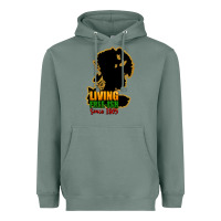 Sage Living free-ish since 1865 Heavyweight Hoodie - HowdyJamesFarm