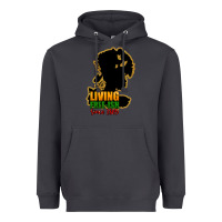 Smoke Living free-ish since 1865 Heavyweight Hoodie - HowdyJamesFarm