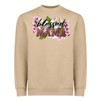 Mushroom Blessed Mama Heavyweight Sweatshirt - LillyAllenDesigns