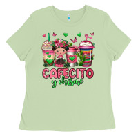 Matcha cafecito y chisme coffee cups Ladies Tee - Jasminsmagicworld