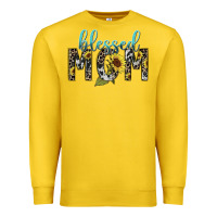 Lemon Blessed mom sunflower mother's day Premium Sweatshirt - HowdyJamesFarm