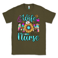 Army Green wife mom nurse Classic Tee - JahusDesignShop