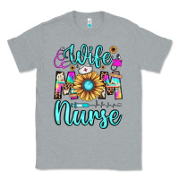Heather Grey wife mom nurse Classic Tee - JahusDesignShop