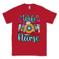 Red wife mom nurse Classic Tee - JahusDesignShop