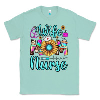 Seafoam wife mom nurse Classic Tee - JahusDesignShop