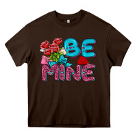 Chocolate Brown be mine valentine Heavy Core Tee - AdoDesignShop
