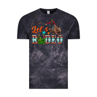 Cloud Black lets rodeo Vintage Tee - NancyCooperArtShop