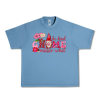 Pebble Blue be kind gnome matter what Urban Heavy Tee - NancyCooperArtShop
