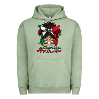 Pigment Oil Green mexicana messy bun mama Urban Hoodie - BundleAndBundleShop