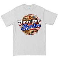 Dove Grey american babe Premium Tee - JahusDesignShop