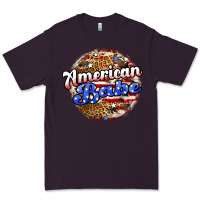 Plum american babe Premium Tee - JahusDesignShop