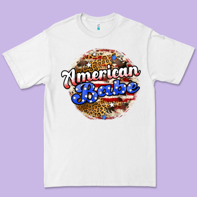 American Babe Premium Tee Designed By Jahusdesignshop