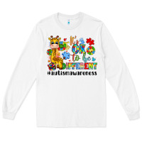 White it s ok to be different giraffe Long Sleeve Tee - LillyAllenDesigns