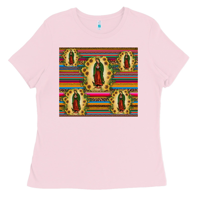 Our Lady Of Guadalupe Tumbler Ladies Tee by JahusDesignShop | Teevron