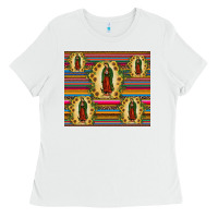 White our lady of guadalupe tumbler Ladies Tee - JahusDesignShop