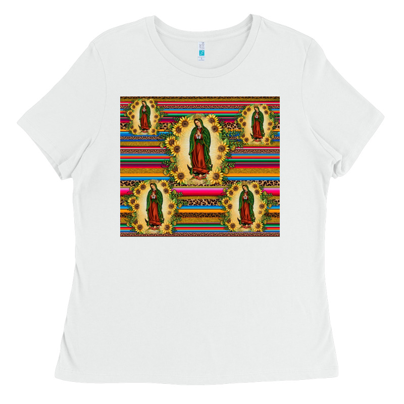 Our Lady Of Guadalupe Tumbler Ladies Tee by JahusDesignShop | Teevron